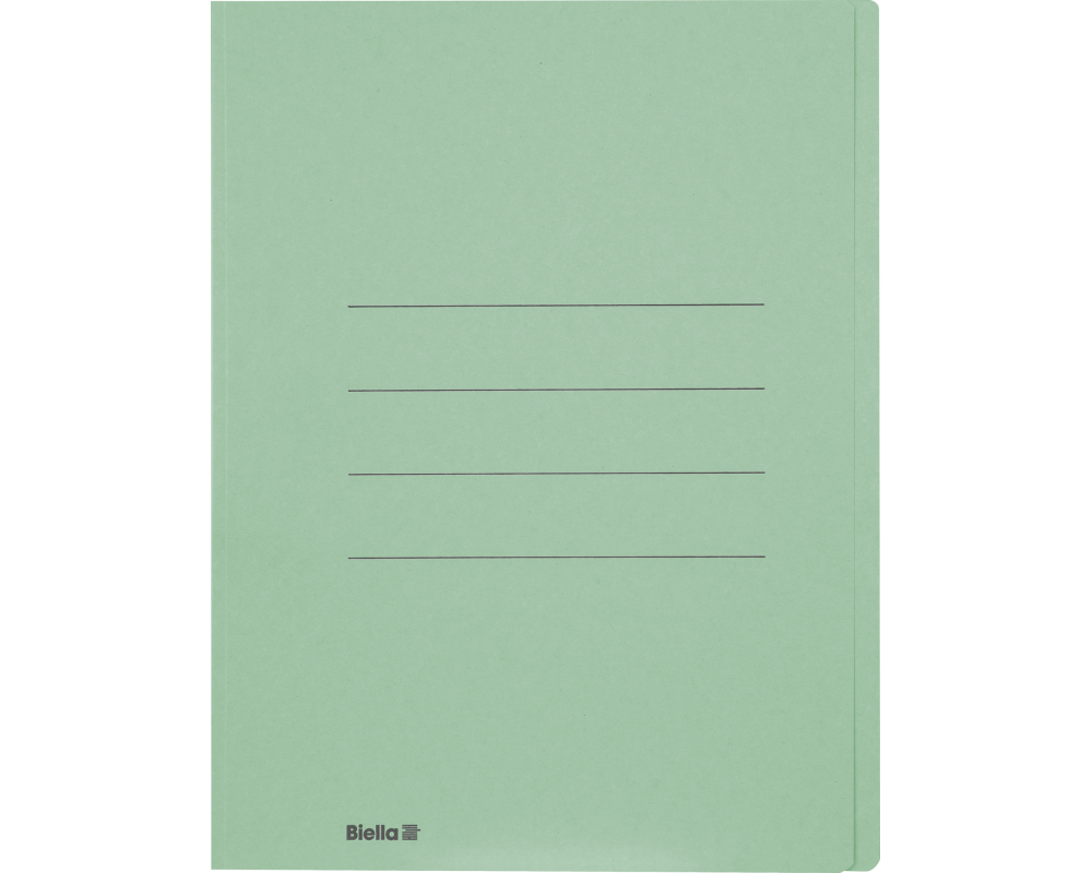BIELLA Einlagemappe A4 25040030U grün 240g/m2