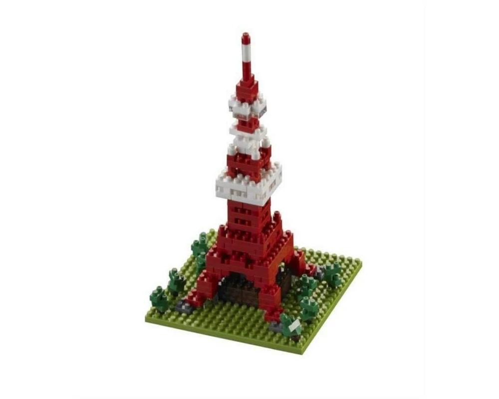 BRIXIES Bausteinmodell Tokio Tower aus 220 Bausteinen