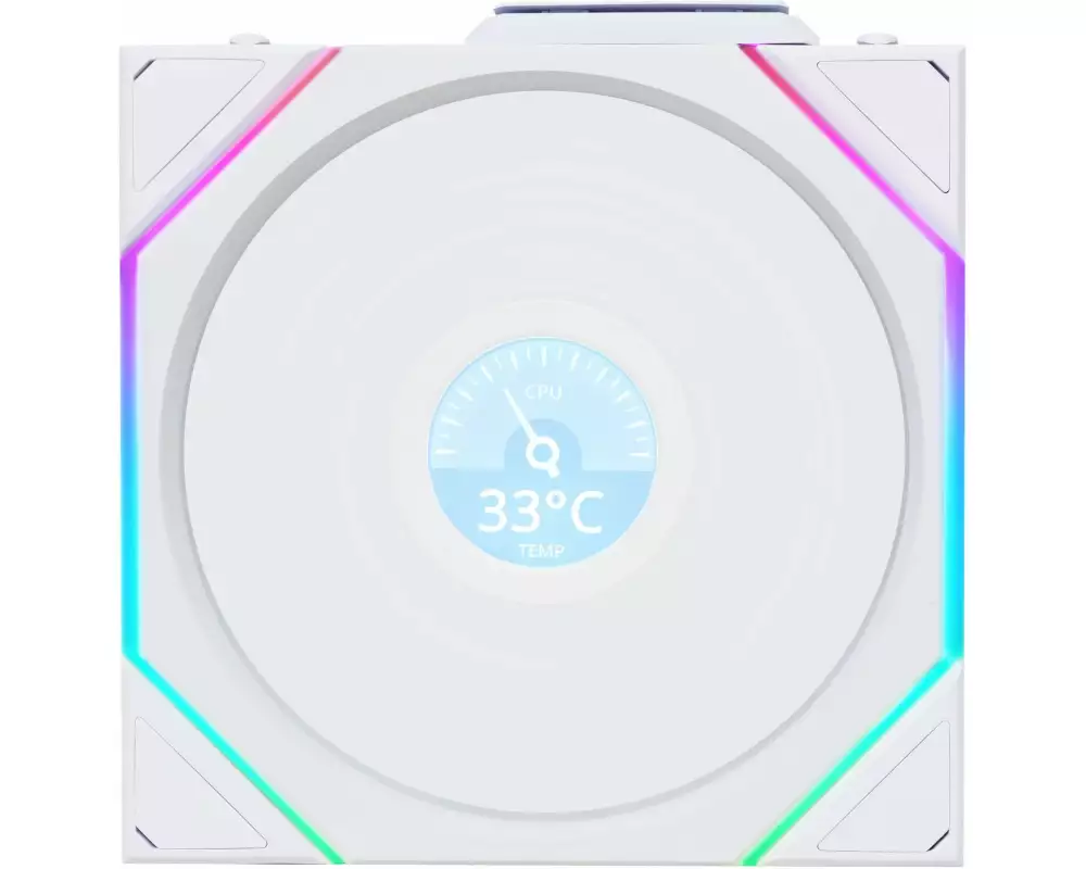 Lian Li PC-Lüfter Uni Fan TL LCD Reverse Blade Weiss