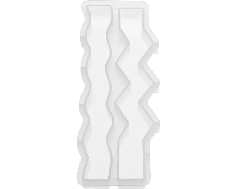 Glorex Kerzengiessform Welle Zickzack 23 x 2.8 x 2.5 cm