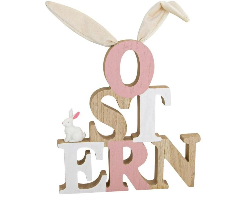G. Wurm Aufsteller Schriftzug Ostern 20.5 x 2 x 32 cm