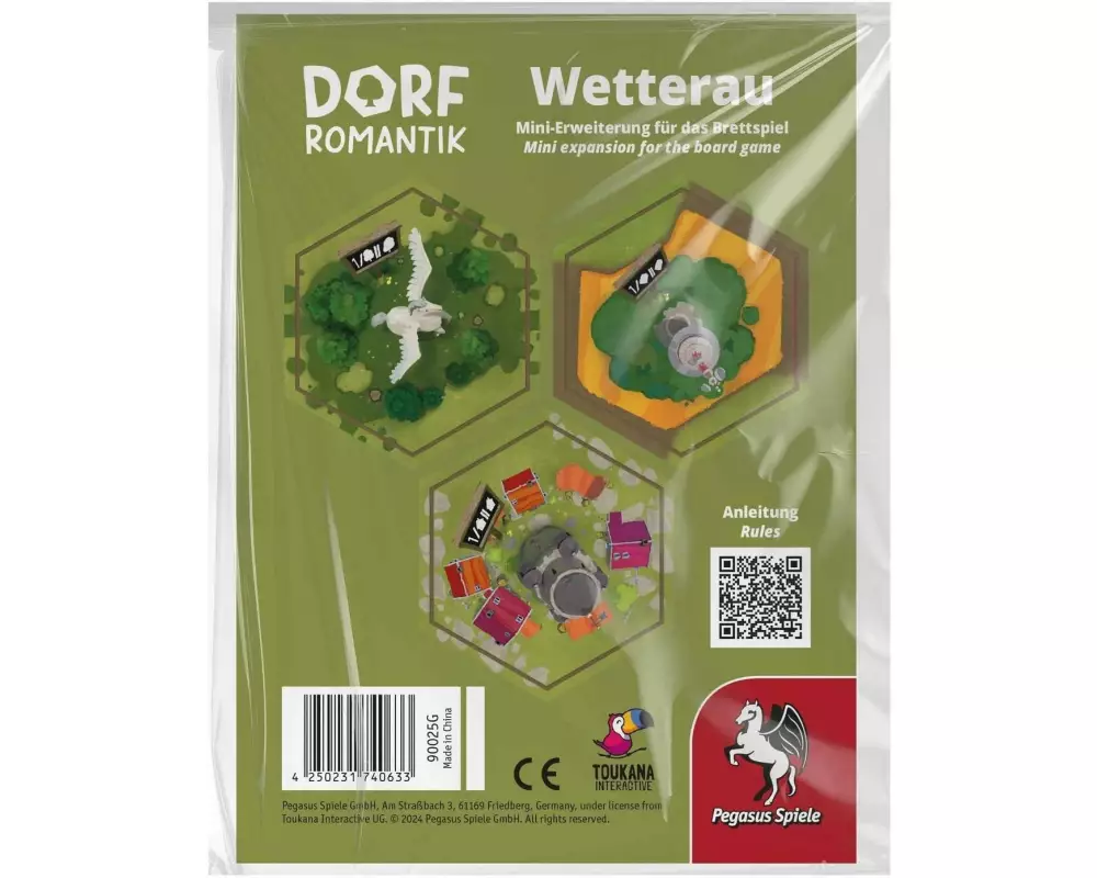 Pegasus Spiele Familienspiel Dorfromantik Wetterau Mini-Erweiterung DE/EN