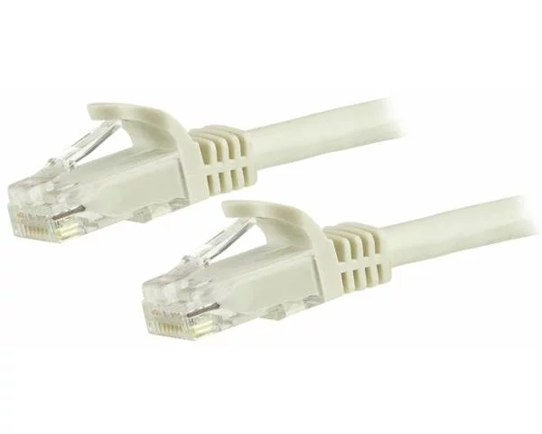 StarTech.com N6PATC15MWH Netzwerkkabel Weiß 15 m Cat6 U/UTP (UTP)