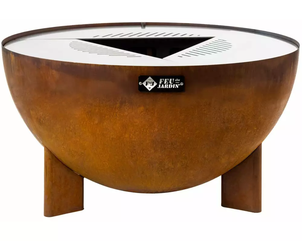 FEU DU JARDIN Feuerstelle Tria, Ø 98 cm, Rost