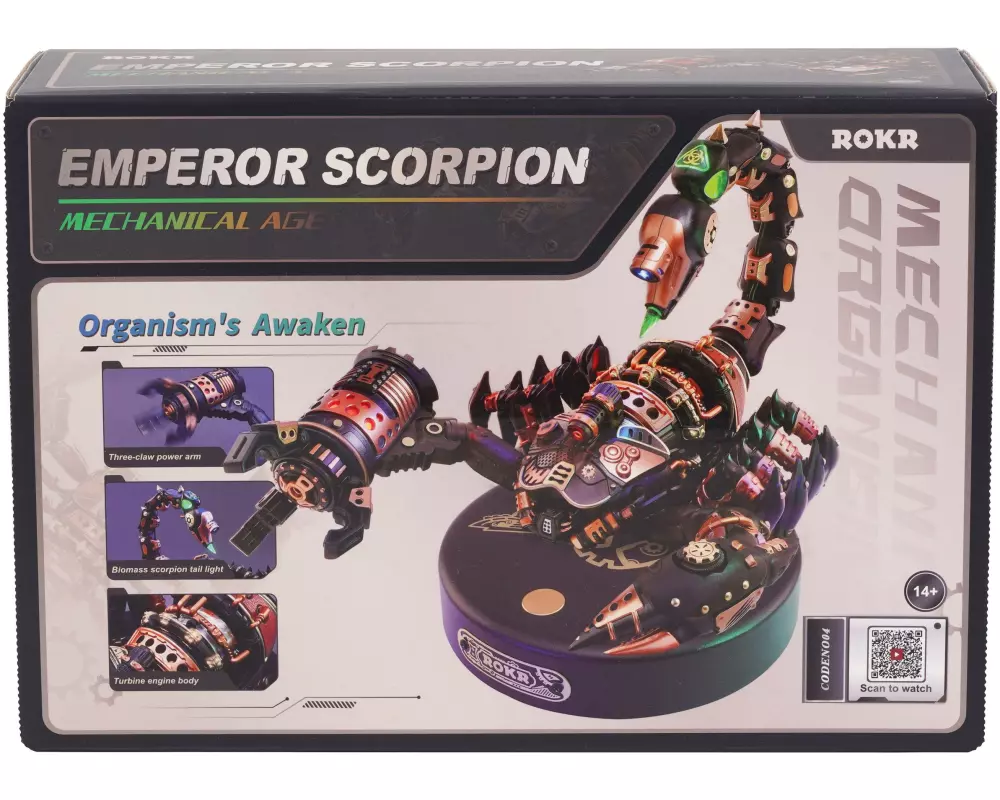 RoboTime Bausatz ROKR Mechanischer Emperor Scorpion