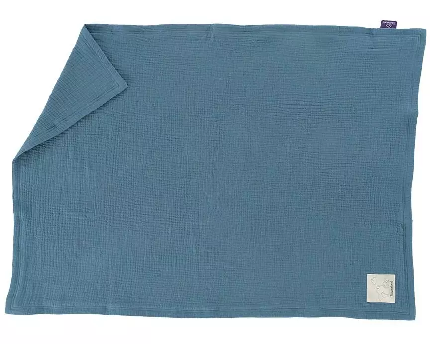 Träumeland Schlafdecke jeansblau 75 x 100 cm
