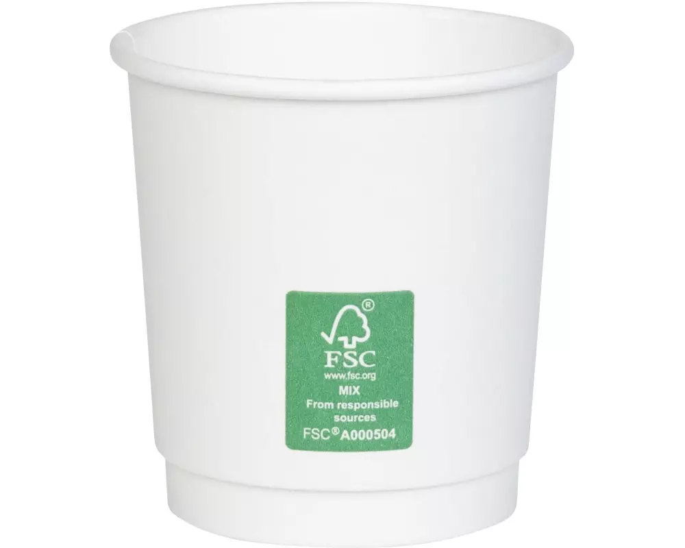 FURBER Einweg-Kaffeebecher 120 ml, 50 Stück