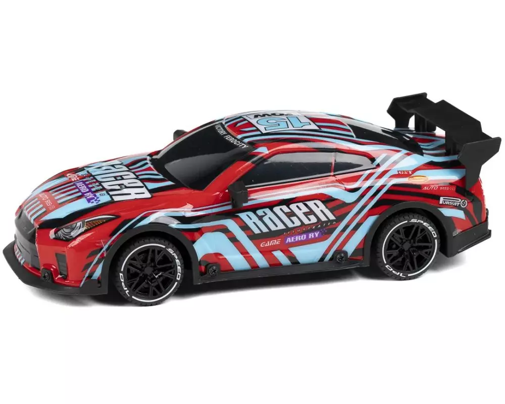 TEC-TOY Auto Racer R/C 1:18 Rot/Blau