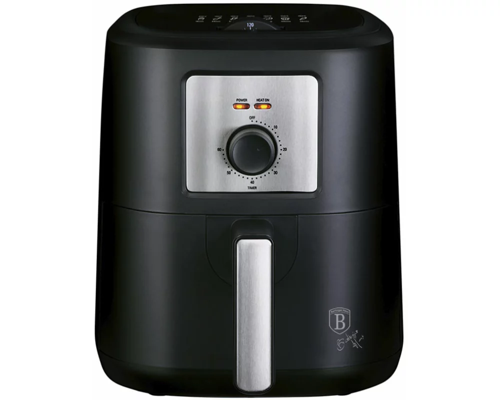 Berlinger Haus Heissluftfritteuse 4L Black Silver Collection