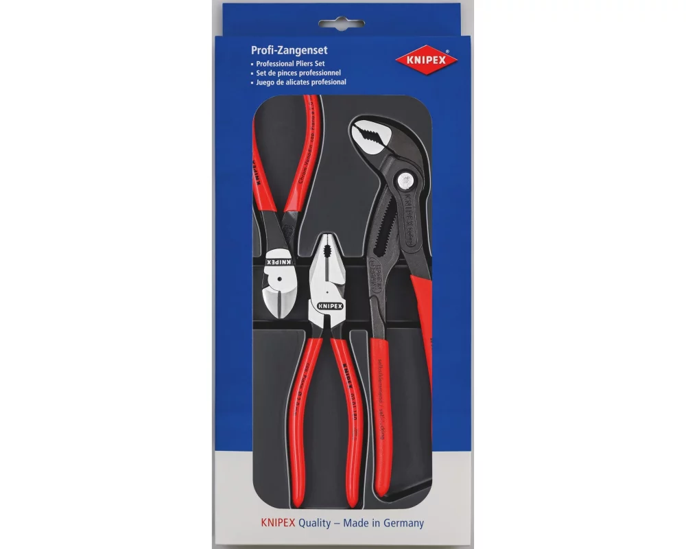 Knipex Zangen-Set Kraft, 3-teilig