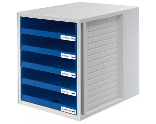HAN Schubladenbox Schrank-Set Blau