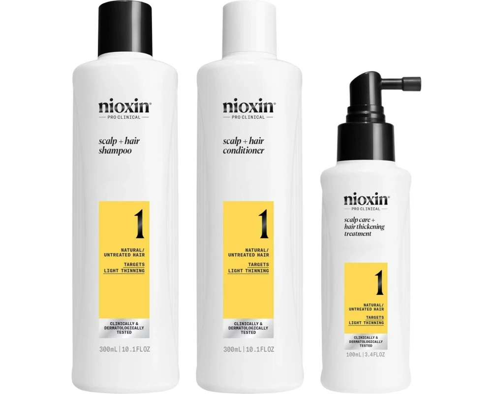 nioxin Haarpflege-Set System 1 Treueset 3-teilig 700 ml