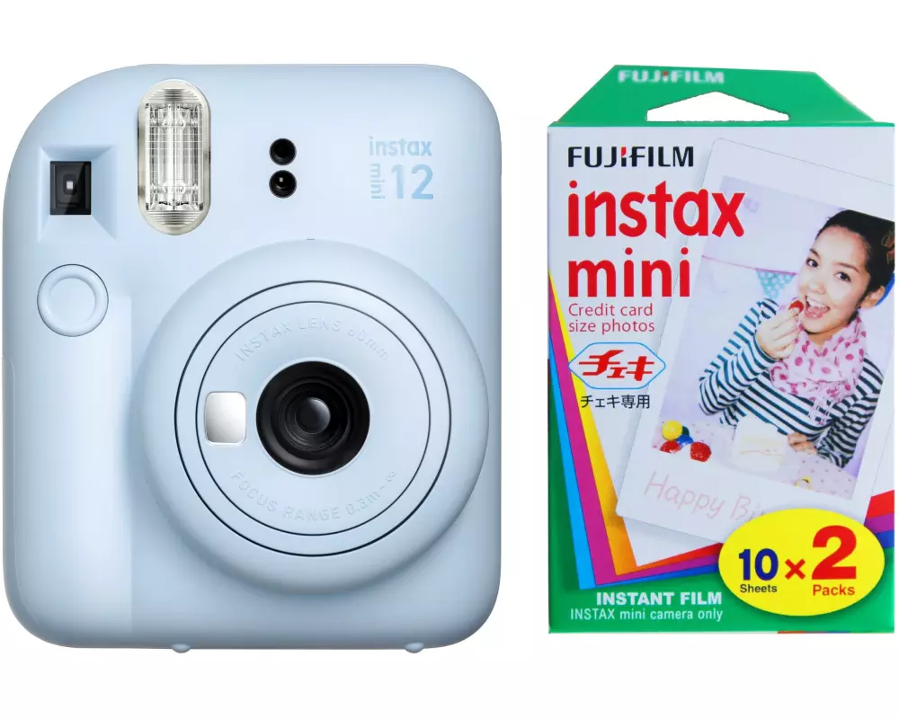 Fujifilm Fotokamera Instax Mini 12 KIT Blau