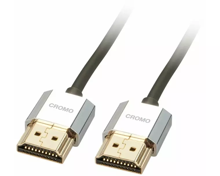 LINDY CROMO Video Cable, HDMI 2.0, HDMI/A-HDMI/A M-M, 2, black, High Speed, with Ethernet