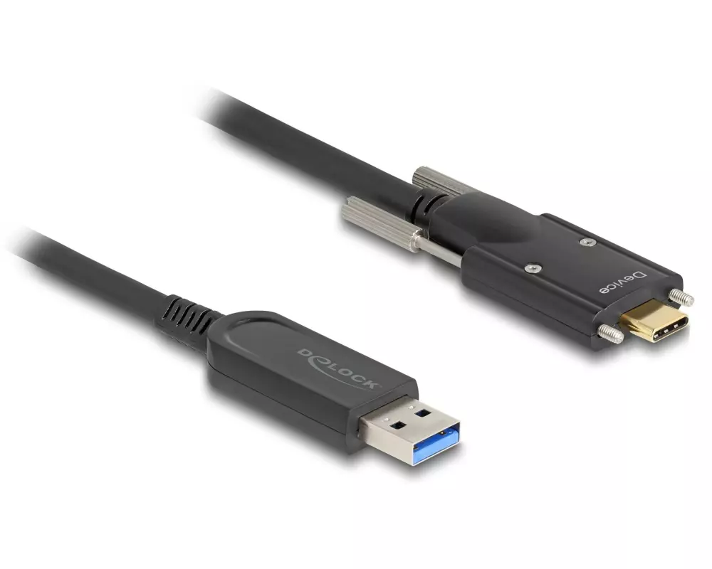 Delock AOC USB Kabel 10 Gbps USB Type-A - USB Type-C, 5 m