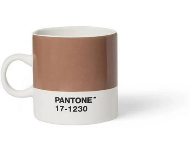 Pantone by Copenhagen Design Espressotasse COY 2025 120 ml, 1 Stück, Weiss/Hellbraun