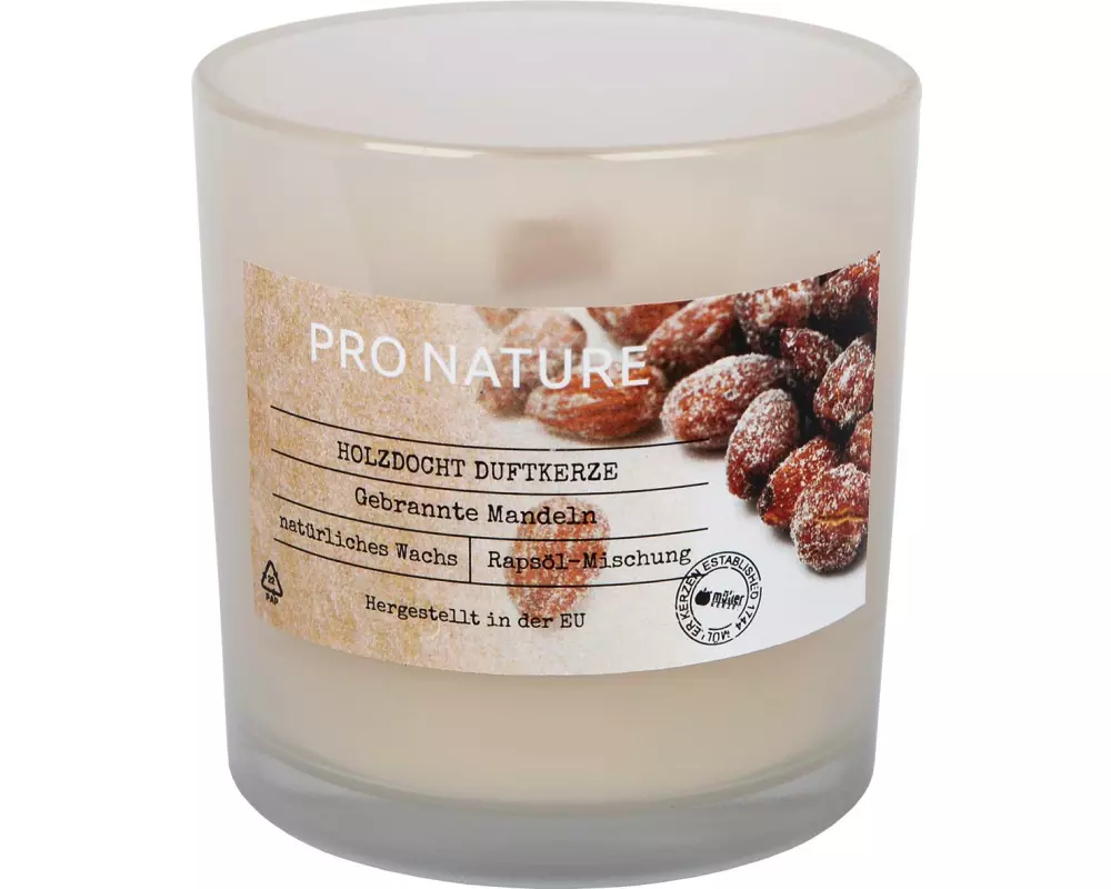 müller Kerzen Duftkerze PRO NATURE Braun