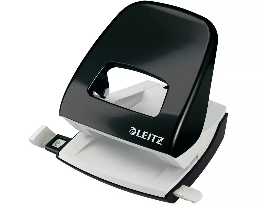 Leitz Locher NeXXt WOW 30 Blatt, Schwarz