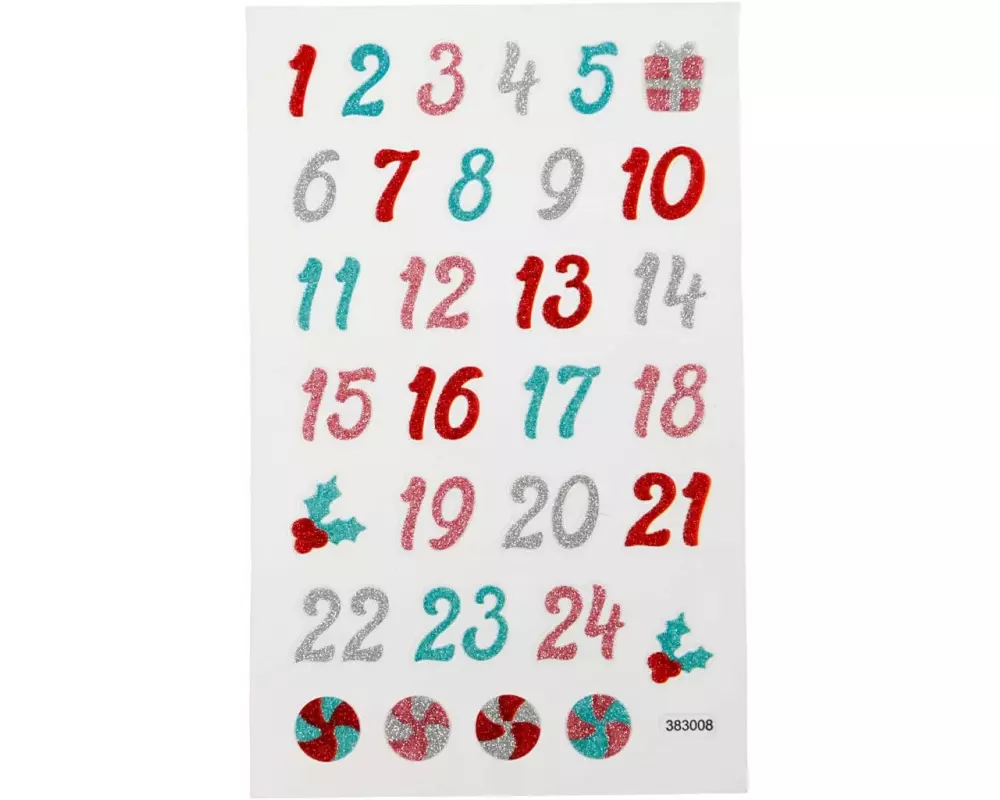 Creativ Company Adventskalender-Zahlen 31 Sticker