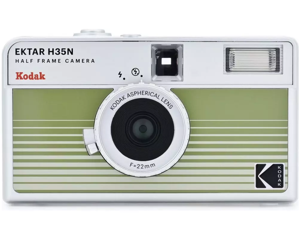 Kodak Analogkamera EKTAR H35N Grün