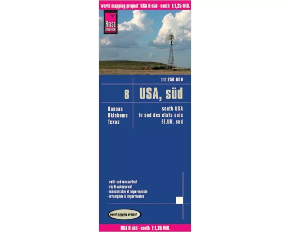 World Mapping Project USA 08 Süd 1 : 1 250 000