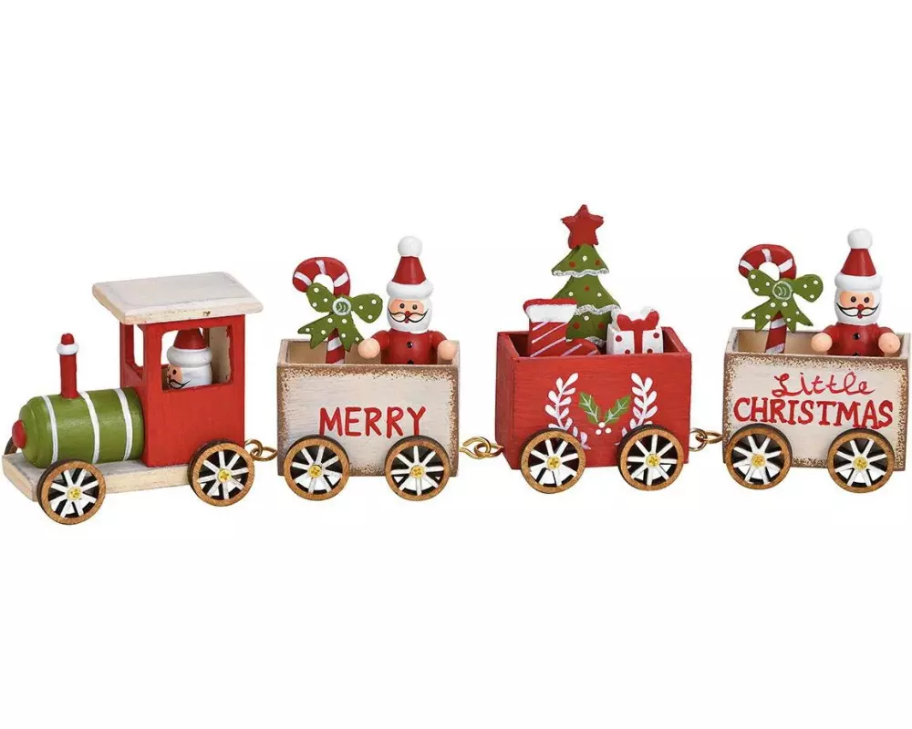 G. Wurm Aufsteller Weihnachtszug 28 cm