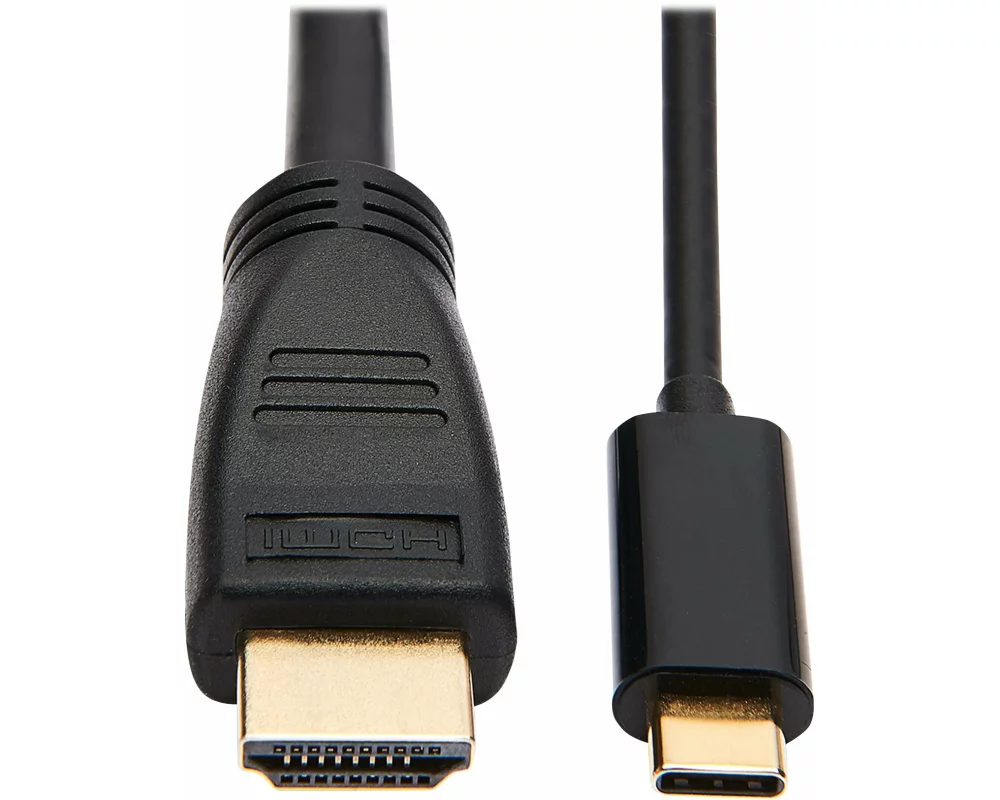 EATON TRIPPLITE USB-C to HDMI, Active, Adapter, Cable, M/M, 4K, 60Hz, 4:4:4, HDCP, 2.2, Mid-Cable, Adapter, Black, 1.8m