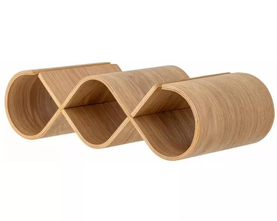 Bloomingville Weinregal Bosse für 3 Flaschen, Eichenholz