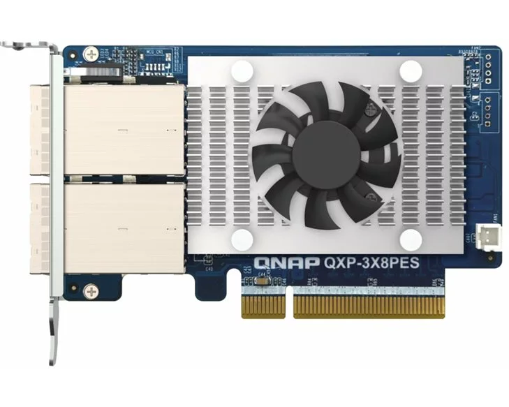 QNAP QXP-3X8PES 2 ports SFF-8644 1x2 Expansion card PCIe Gen3 x8 for QNAP PCIe JBOD series
