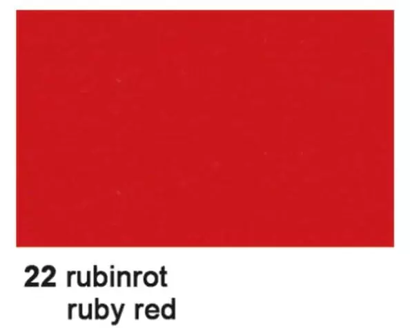 URSUS Fotokarton 50 x 70 cm Rubinrot