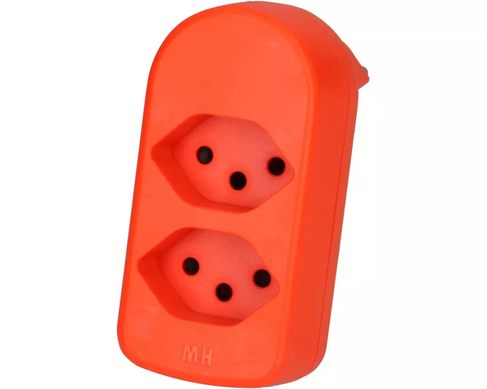 Max Hauri Abzweigstecker maxADAPTturn 2x Typ 13