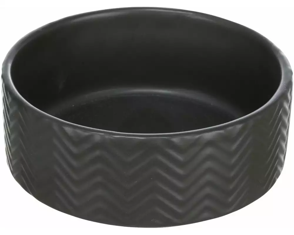 Trixie Keramiknapf ø 13 cm, 0.4 l, Schwarz