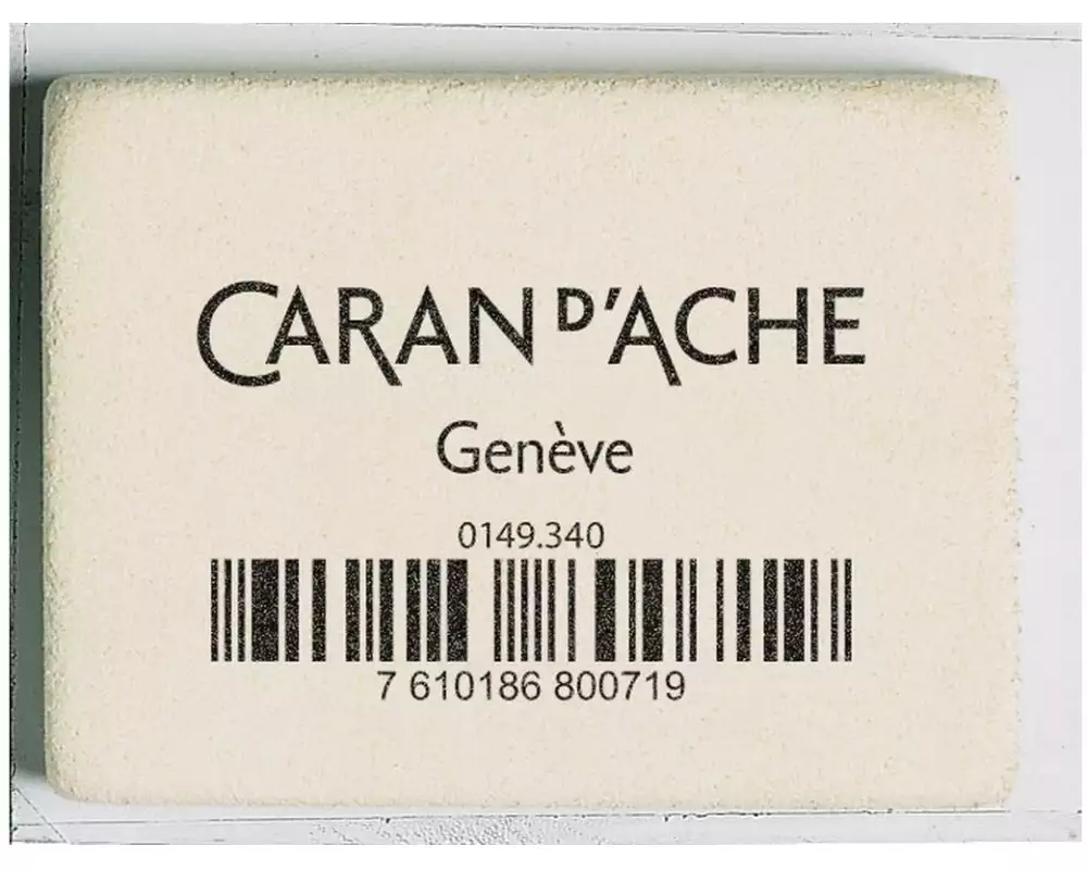 Caran d'Ache Radiergummi Quadrat Weiss