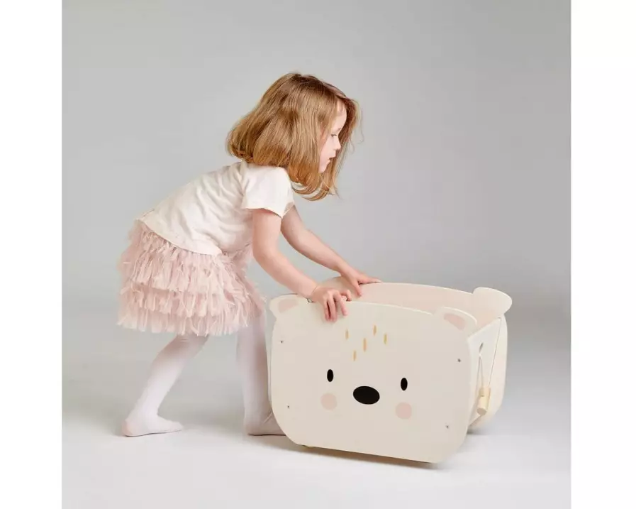 tender leaf toys Spielzeugkiste Bärenwagen