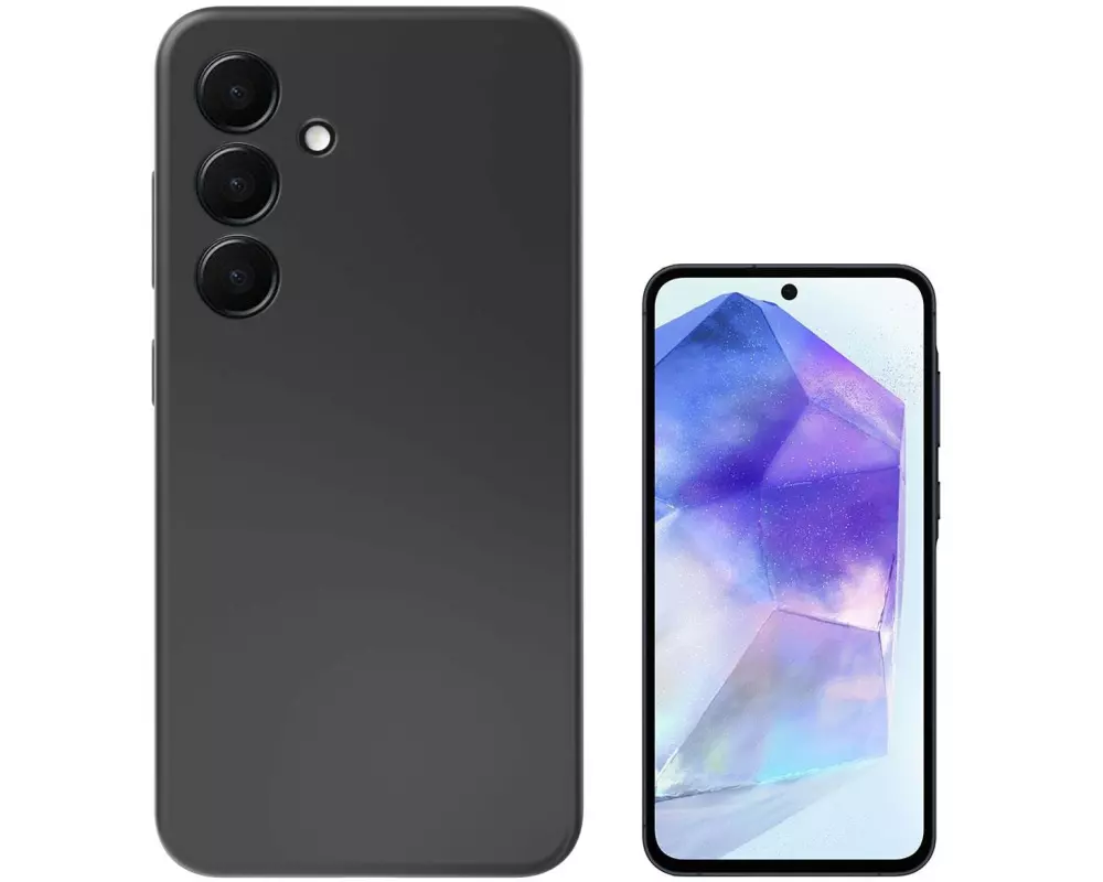 4smarts Back Cover Silicone Galaxy A55 5G Transparent