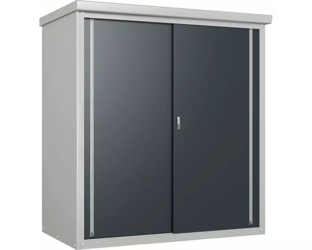 TRIMETALS Gartenschrank Guardian D63 Grau/Anthrazit