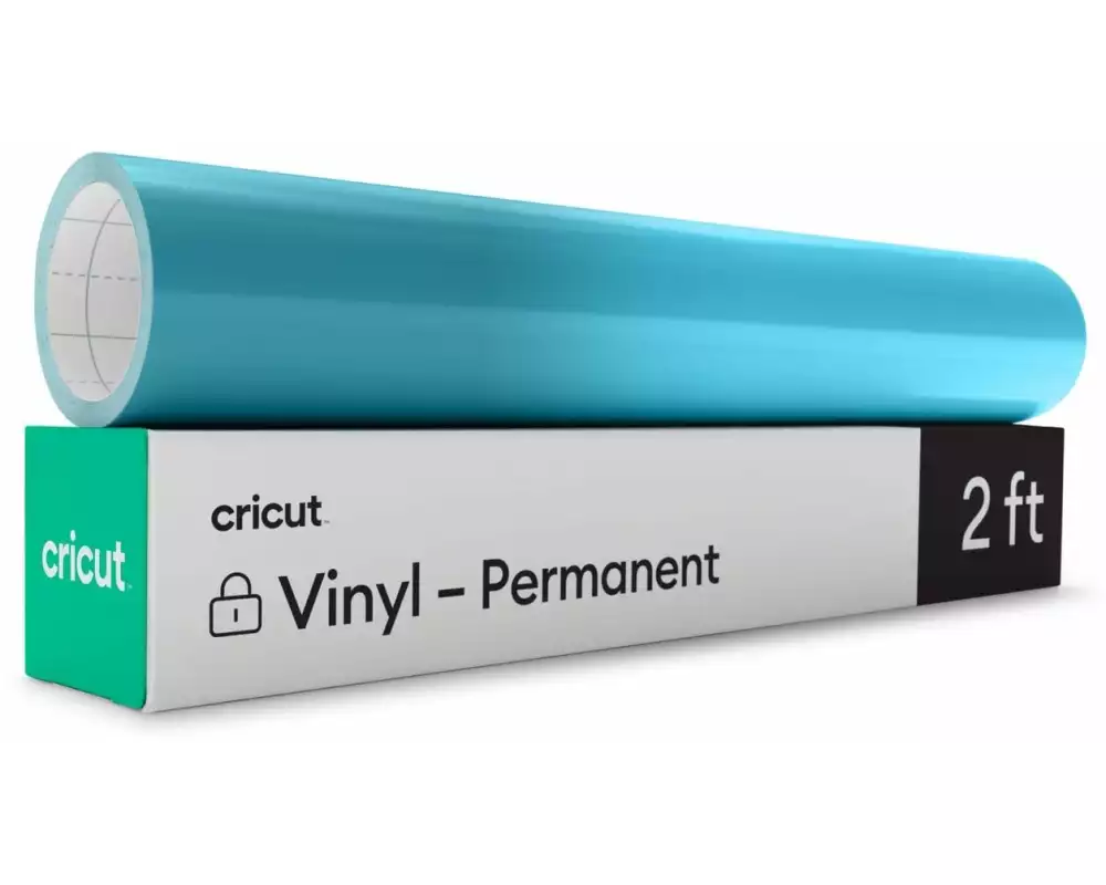 Cricut Vinylfolie Wärmeaktiviert 30 x 60 cm, Türkis/Hellblau