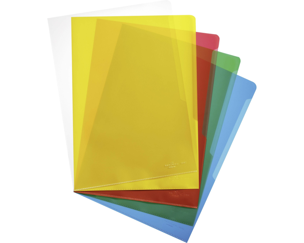 DURABLE Sichtmappen A4 233700 Farbig ass. 100 Stück