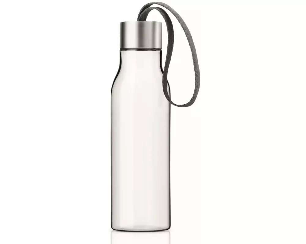 Eva Solo Trinkflasche 500 ml, Dunkelgrau/Transparent