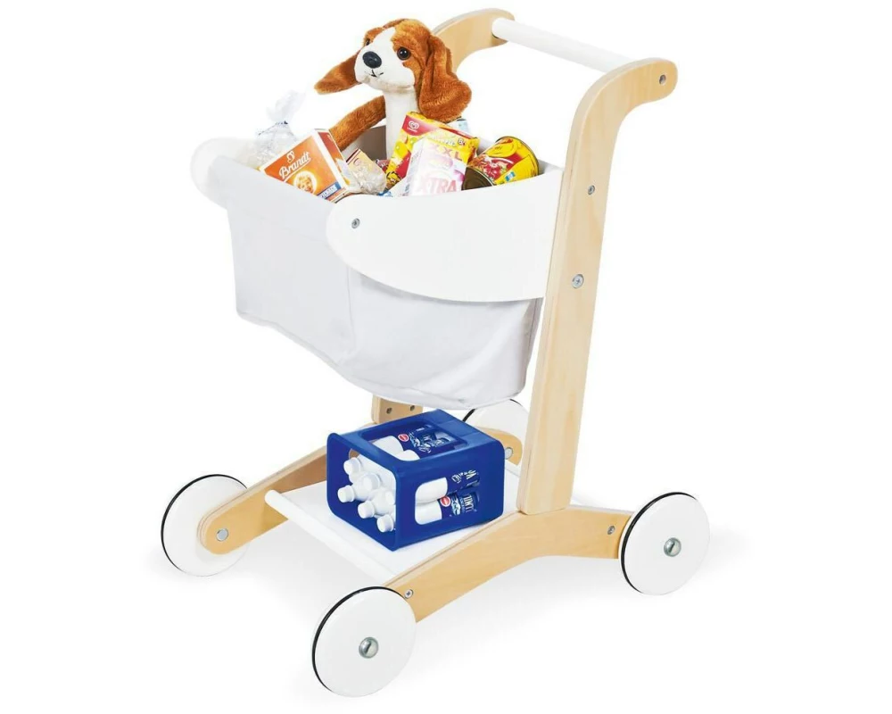 Pinolino Kaufladen Einkaufswagen Erna, weiss