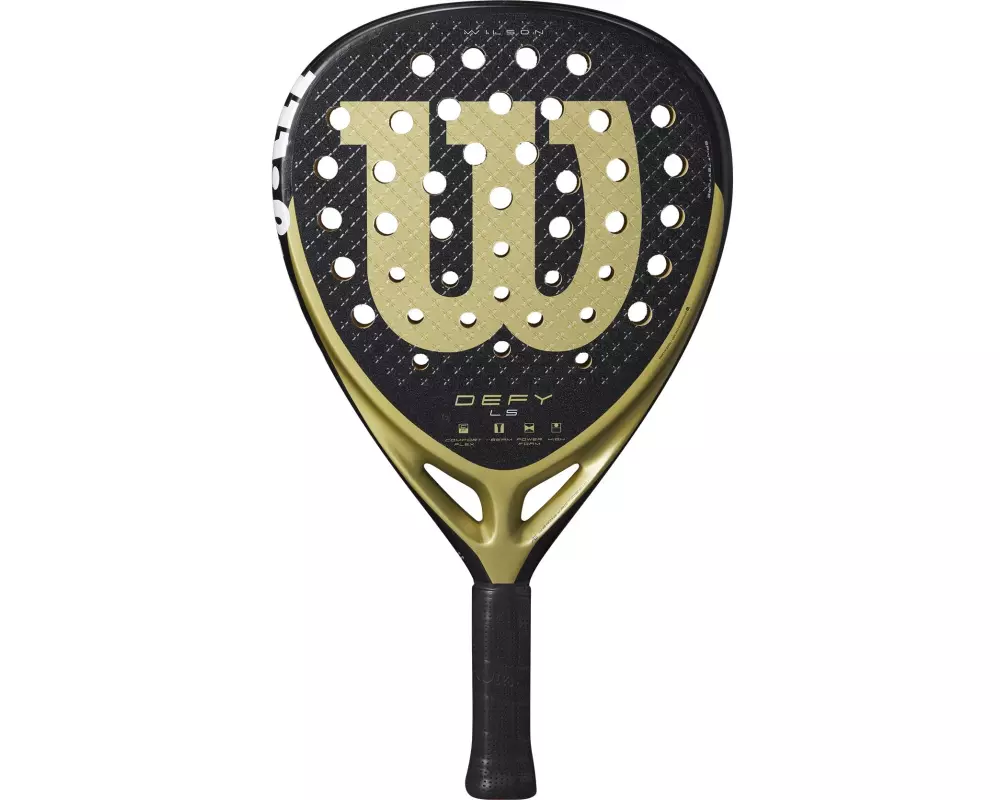 Wilson Squashschläger Defy LS V1 Schwarz/Gold