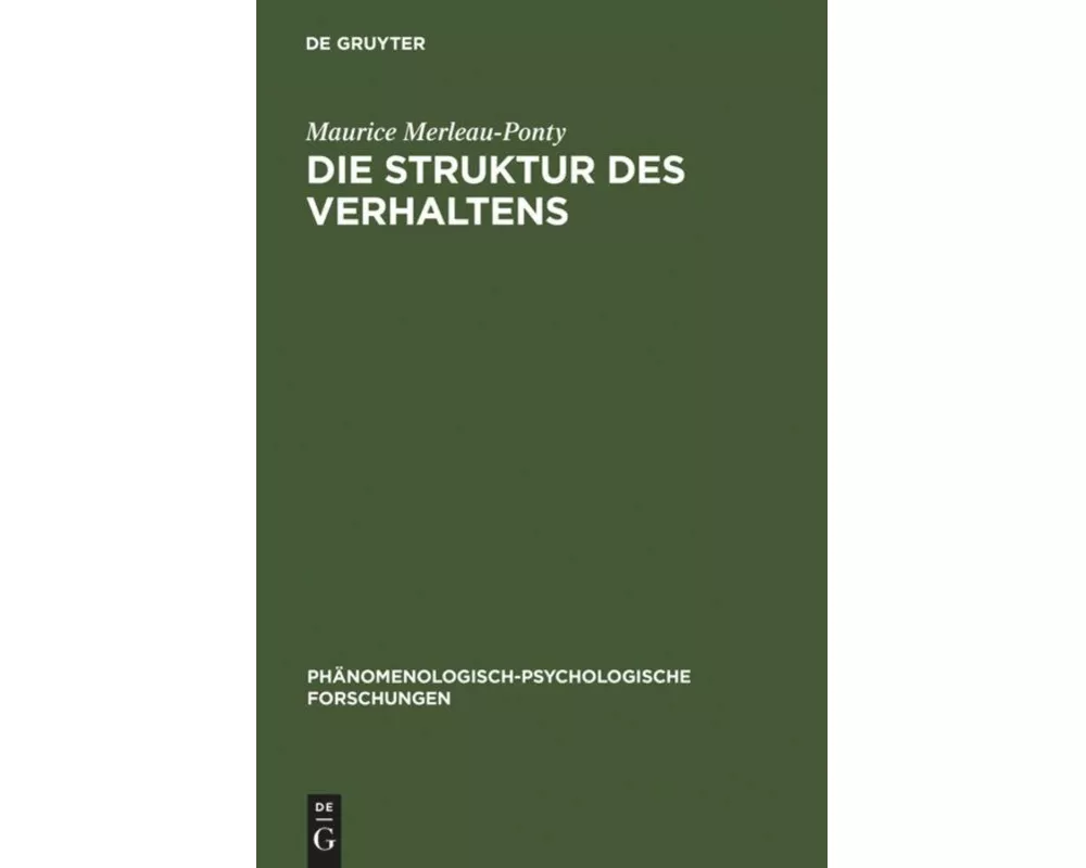 Die Struktur des Verhaltens