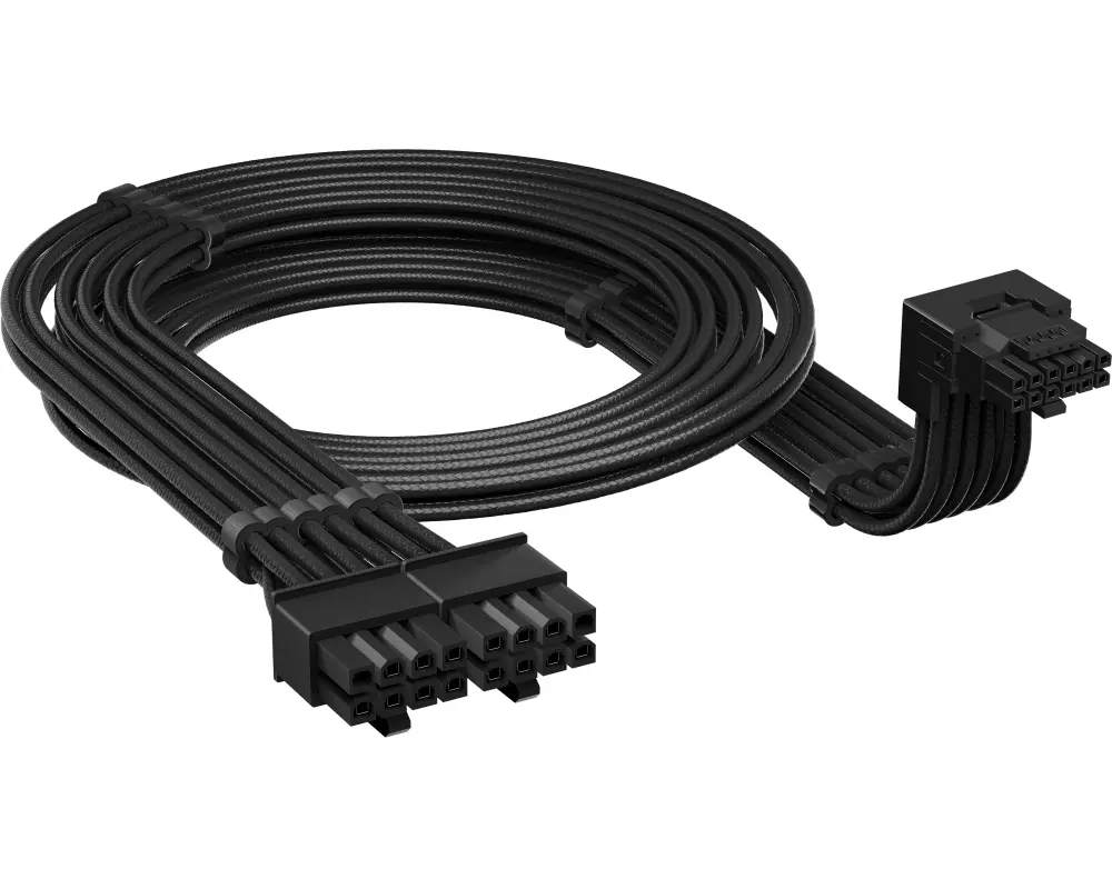Right Angled Embossed PCIe 5.1 12V-2x6 Cable