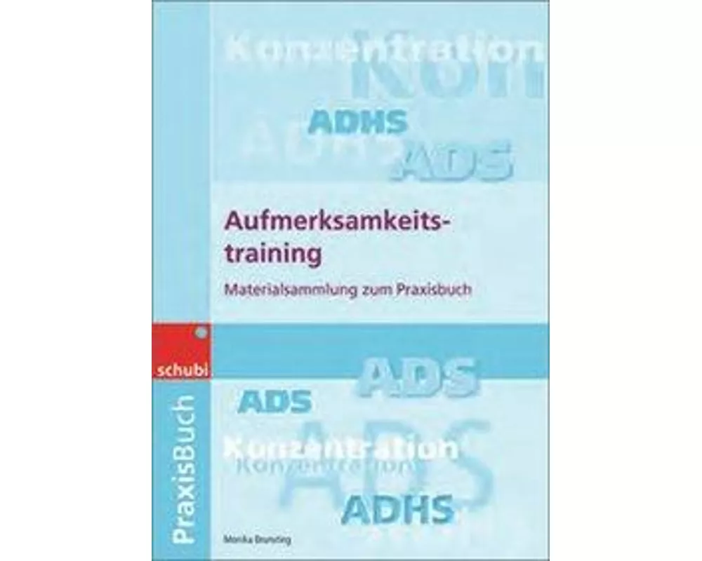 Aufmerksamkeitstraining. Materialsammlung zum Praxisbuch