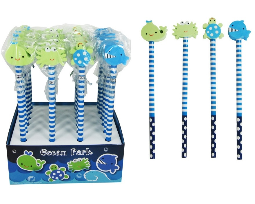 ROOST Bleistfit Meerestier REA-990-REA Radiergummi, 4 ass.