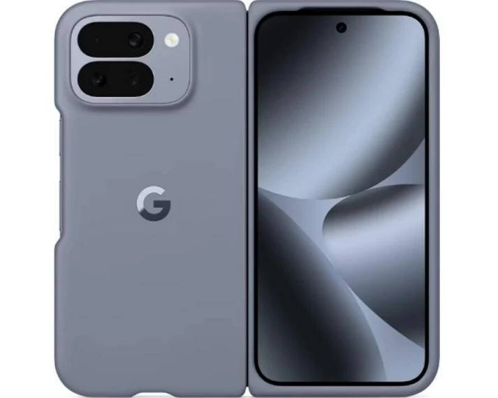 Google Back Cover Pixelsnap Case Pixel 10 Pro Fold Silikon, Grau