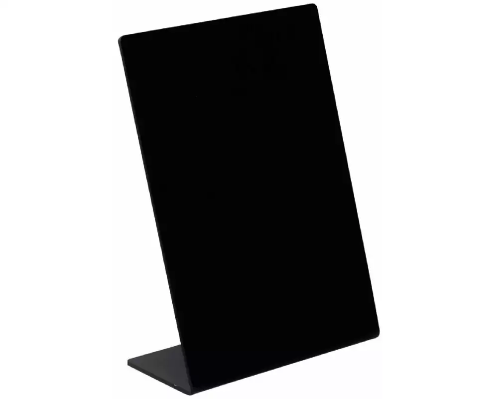 Exacompta Tischaufsteller A6-Hochformat, Schwarz