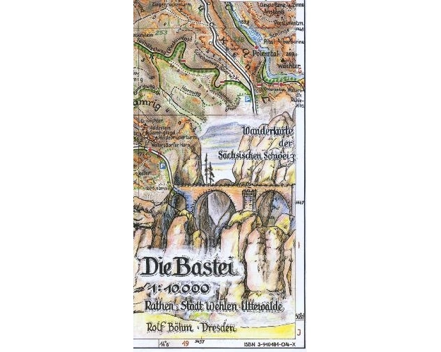 Die Bastei 1 : 10 000