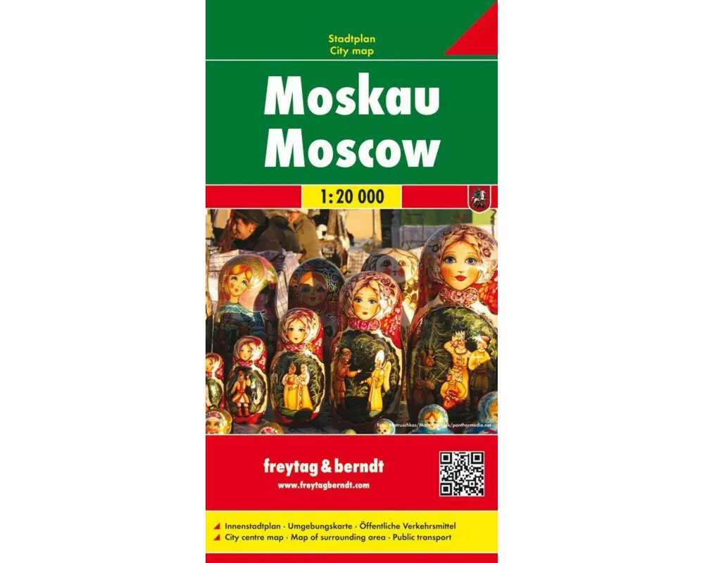 freytag & berndt Stadtplan Moskau 1:20.000