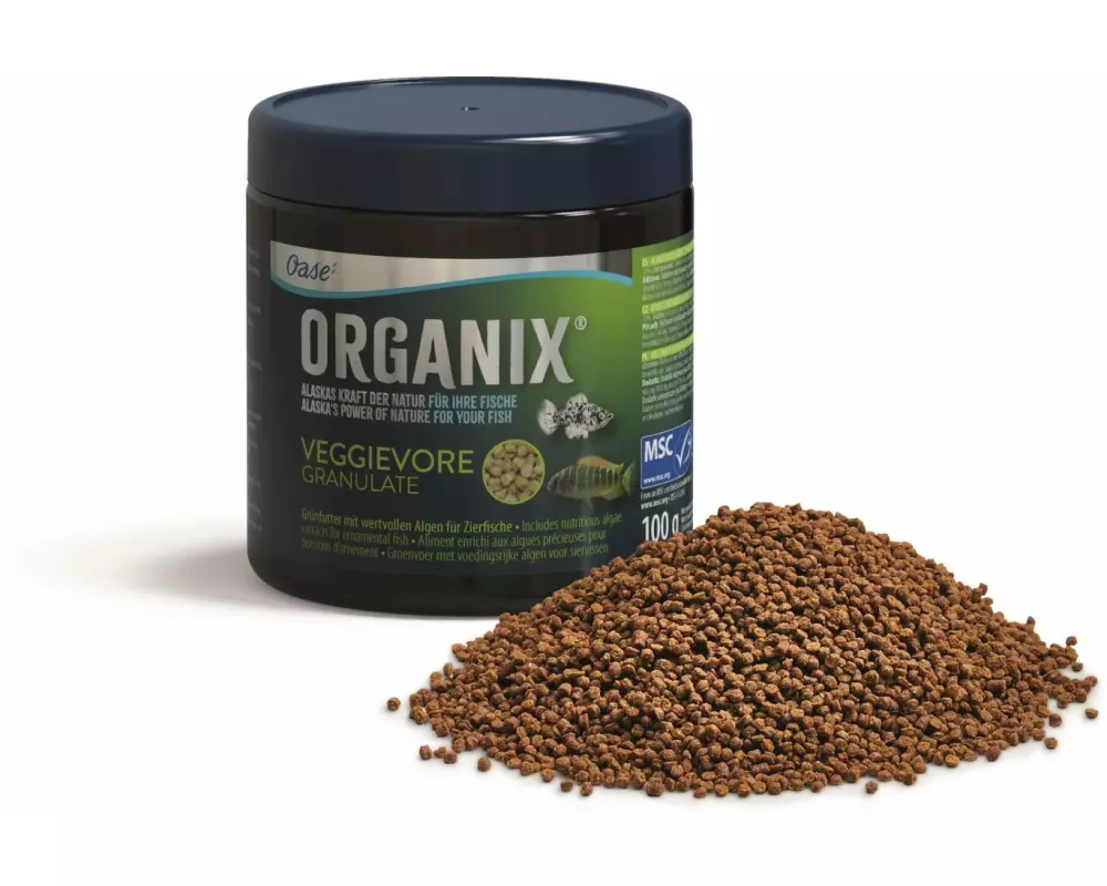 OASE Pflanzenfutter Organix Veggie Granulate, 100 g